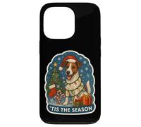 Dueño de Tis The Season Smooth Fox Terrier, Feliz Navidad Carcasa para iPhone 13 Pro