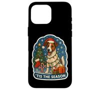 Dueño de Tis The Season Smooth Fox Terrier, Feliz Navidad Carcasa para iPhone 16 Pro MAX