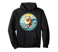 Dueño de un Perro pomeranio Surfista Surfboard Rider Vintage Sudadera con Capucha