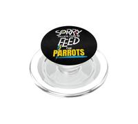 Dueño del Loro Gracioso Lo Siento Estoy Tarde Tuve Que Alimentar a los Loros PopSockets PopGrip para MagSafe