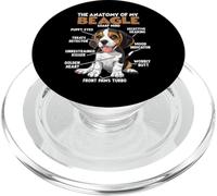 Dueño del Perro Beagle T Anatomía del Beagle Caminando PopSockets PopGrip para MagSafe