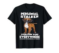 Dueño del Perro Boxer alemán T Boxer Walk Camiseta