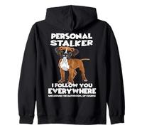 Dueño del Perro Boxer alemán T Boxer Walk Sudadera con Capucha