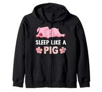 Duerme como un Cerdo Sudadera con Capucha