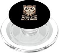 Duerme más Tarde Hoot Now Owl Lovers PopSockets PopGrip para MagSafe