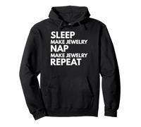 Duerme una Siesta, Haz Joyas, Amante de la repetición, joyero Sudadera con Capucha