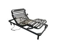 DUÉRMETE Online Cama Articulada Eléctrica Ergomedic Pro, 5 Planos, Bastidor Reforzado, Fiable y Silenciosa, Negro, 90 x 190 cm
