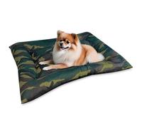 DUÉRMETE ONLINE - Cama Reversible y Lavable para Perros Modelo Woof, Colchoneta Cómoda de Tela de Camuflaje para Transportín y Hogar, Ideal para el Descanso de Mascotas, 50 x 70 cm