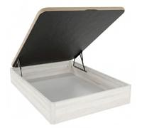 DUÉRMETE ONLINE - Canapé Abatible 135x190 cm Polar, Gran Capacidad de Almacenaje, Estructura Súper Reforzada, Tapa 3D Transpirable, Incluye Subida a Domicilio