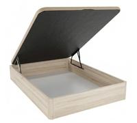 DUÉRMETE ONLINE - Canapé Abatible 150x190 cm Cambria, Gran Capacidad de Almacenaje, Estructura Súper Reforzada, Tapa 3D Transpirable, Incluye Subida a Domicilio
