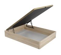DUÉRMETE ONLINE - Canapé Abatible Cambria 150x190 cm, Gran Capacidad de Almacenaje, Estructura Súper Reforzada, Tapa 3D Transpirable, Incluye Subida a Domicilio
