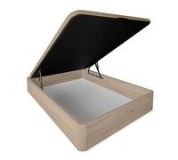 DUÉRMETE ONLINE - Canapé Abatible Madera Gran Capacidad Cajón Grosor 30 mm con Tapa Reforzada y Transpirable, Cambria, 105 x 200 cm