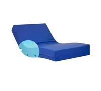 Duérmete Online - Colchón Sanitario de Alta Resiliencia HR Ignífugo, Colchones Geriátricos con Funda Impermeable, Higiénico y Duradero, 105 x 190 cm