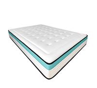 DUÉRMETE ONLINE - Colchón Viscoelástico Bio MAX Premium con Viscogel, Firme y Confortable, Grosor 24cm, Antiácaros, Antibacterias e Hipoalergénico, 80 x 190
