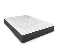DUÉRMETE ONLINE - Colchón Viscoelástico Bio Nature Ecosostenible Grosor 24 cm Dureza y Confort Óptimos Firmeza Media - Alta Antiácaros Antibacteriano e Hipoalergénico 90 x 180