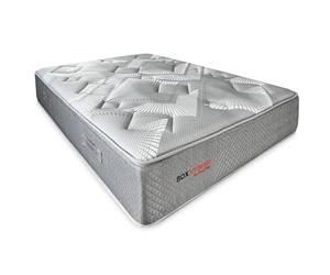 Duérmete Online - Colchón Viscoelástico Híbrido Box Hybrid con Núcleo de Muelles Ensacados, Confort Óptimo, Grosor 26cm, Firmeza Intermedia, Antiácaros Antibacteriano e Hipoalergénico 90 x 180