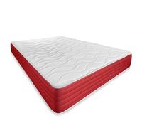 DUÉRMETE ONLINE - Colchón Viscoelástico Lite Reversible, Firme y Confortable, Cara Invierno/Verano, Blanco, Altura 25 cm, 150 x 200 cm
