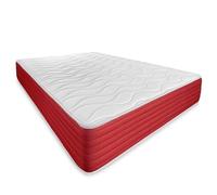 DUÉRMETE ONLINE - Colchón Viscoelástico Lite Reversible, Firme y Confortable, Cara Invierno/Verano, Blanco, Altura 30 cm, 150 x 190 cm
