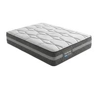 Duérmete Online - Colchón Viscoelástico Selene, Confort Óptimo, Soporte Ergonómico para la Espalda, Altura 30 cm, Alta Firmeza, Antiácaros, Antibacteriano e Hipoalergénico 150 x 180