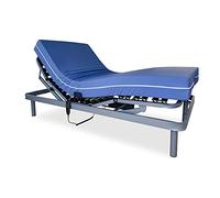 DUÉRMETE ONLINE - Pack Cama Eléctrica Articulada Reforzada Ergomedic Pro + Colchón Sanitario Sanipur, 90x190