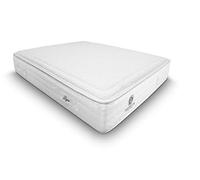 Duérmete Online Premium Colchón Leyre Muelles Ensacados + Visco | Firmeza y Adaptabilidad | Altura 30cm | Tejido Thermoclima, Viscoelástica, Blanco, 140 x 200