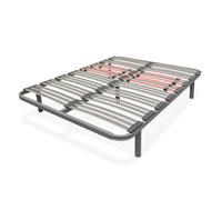 Duérmete Online - Somier Multiláminas Reforzado con Reguladores Lumbares de 150 x 190 con 5 Patas de 25cm Incluidas