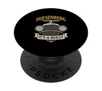 Duesenberg Vintage Car, Empresa extinta, Classic Auto Duesy PopSockets PopGrip Adhesivo