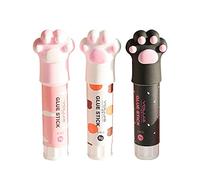 DUESI Linda pata de gato, barra de pegamento original lavable sólido para niños, escuela de manualidades, 10 cm de longitud