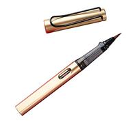 DUESI Pluma estilográfica recargable portátil para caligrafía, pluma estilográfica rellena de pistón, pluma de caligrafía, tinta negra para pintura de caligrafía