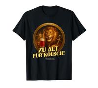 Düsseldorf Altbier - Figura Decorativa con Texto en alemán Zu Alt für Kölsch Löwe Geißbock Camiseta