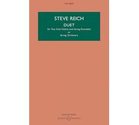Duet: for Two Solo Violins and String Ensemble or String Orchestra. HPS 9839. 2 violins and string Ensemble or string orchestra. Partition d'étude.