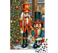 Dueto de Cascanueces Navidad Tradicional Rompecabezas de 1000 Piezas Papel Reciclado para Adultos Excelente Idea de Regalo y Actividad en Casa 70x50cm/1000pcs