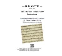 DUETTO A UN VIOLINO SOLO IN RE MINORE (DUETO PARA UM VIOLINO SÓ EM RÉ MENOR, PREFÁCIO EM PORTUGUÊS)