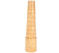 Duevin Ajustador de Pulsera Herramienta de reparación de deformación de joyería Ronda Madera Paso Brazalete Mandril Sizer Ajustar Brazalete Ajustador Brazalete de Madera Mandril