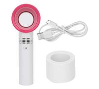 Duevin Portable Mini USB recargable sin cuchillas de mano Injerto Ventilador de pestañas postizas(blanco)