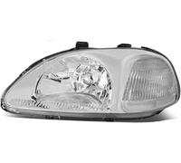 DUEYUU Conjuntos de faros Conjunto de faros delanteros para Civic EK3 (1996-2001), parachoques delantero, faro(L)