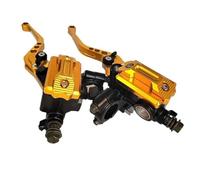 DUEYUU Palanca de embrague de moto Manillar de motocicleta para palancas cilindro para maestro,bomba freno hidráulica,embrague 7/8" y 22mm para Honda(color dorado)