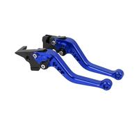 DUEYUU Palanca de embrague de moto Palanca de freno y embrague universal para motocicleta, compatible para BMW, para Honda para Suzuki(Azul)