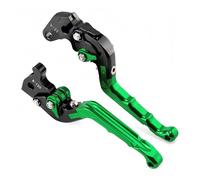DUEYUU Palanca de embrague de moto Palancas de embrague freno para motocicleta para Yamaha YFM 700 450 400 Kodiak YZM YFZ 350(Verde)
