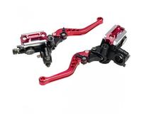DUEYUU Palanca de embrague de moto Palancas ilindro 7/8", manija bomba freno hidráulico, embrague para Honda para Yamaha para Kawasaki Dirt para Pit ATV(color dorado)