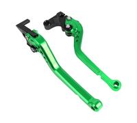 DUEYUU Palanca de embrague de moto Para SUZUKI Para Bandit Palancas de embrague freno cortas y largas Manijas motocicleta Palanca(Long-green)