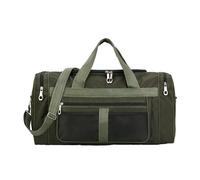 Duffel Bags for Traveling 65L Carry On Foldable Bag for Men Women Weekend Travel Duffle Bags with Shoe Compartment Black Kosmetikkoffer GroßTrolley (Green, One Size)