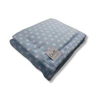 Duffi Baby | Manta Coralina Estampada con Puntitos, 110x140 cm - Ultra Suave, Ideal para Cochecitos, Cunas, Minicunas y Sillas de Paseo - Confort para Bebés y Niños Pequeños