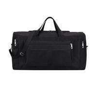 Duffle Bag - Bolsa de deporte para gimnasio, mochila de deporte, ligera, con compartimento húmedo y seco, para uso diario, yoga, Negro , ver descripción, Ver descripción