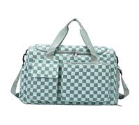 Duffle Bag, Travel Bag, Shoe Compartment, Athletic Gear Organizer Multi-Functional Design Washable Material 1 Size Ideal para gimnasio, deportes y equipos deportivos, azul lago, Se référer au