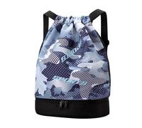 Duffle Pouch, Sports Gym Bag, Travel Shoulder Bag, Separate Shoe Compartment, Dry Wet Separation, Material, Lightweight Design, Many Sport Carry on to Hiking Soccer Basketball 14.96x15.75x7.09 Inches