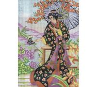 Duftin 6190 K Japonesa Kit de Tapiz algodón, Multicolor 20 x 30 x 0,1 cm