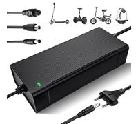 Dufuso 42 V 2 A Cargadores para Scooter, Hoverboard Cable de carga 36 V, cargador E Scooter con 4 conexiones, compatible con X-iaomi