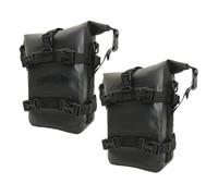 DUFWEHR Bolsa Cuadro Motocicleta para CFMOTO 450MT 800MT 2024 2025 Barras De Choque Marco Motocicleta Bolsa Impermeable Colocación Herramientas Reparación(Black)