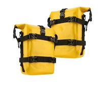 DUFWEHR Bolsa Cuadro Motocicleta para NC750X para NC700X Bolsa De Parachoques Impermeable Marco Motocicleta Barras Choque Herramientas Reparación Bolsas Colocación(2PC Yellow)